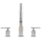 Novatto WALTZ Widespread 2-Handle Lavatory Faucet in Brushed Nickel with Drain NBF-112BN-PUD - alternate 3